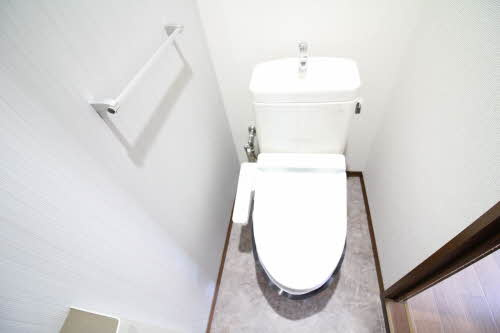 ハピネスB棟のトイレ