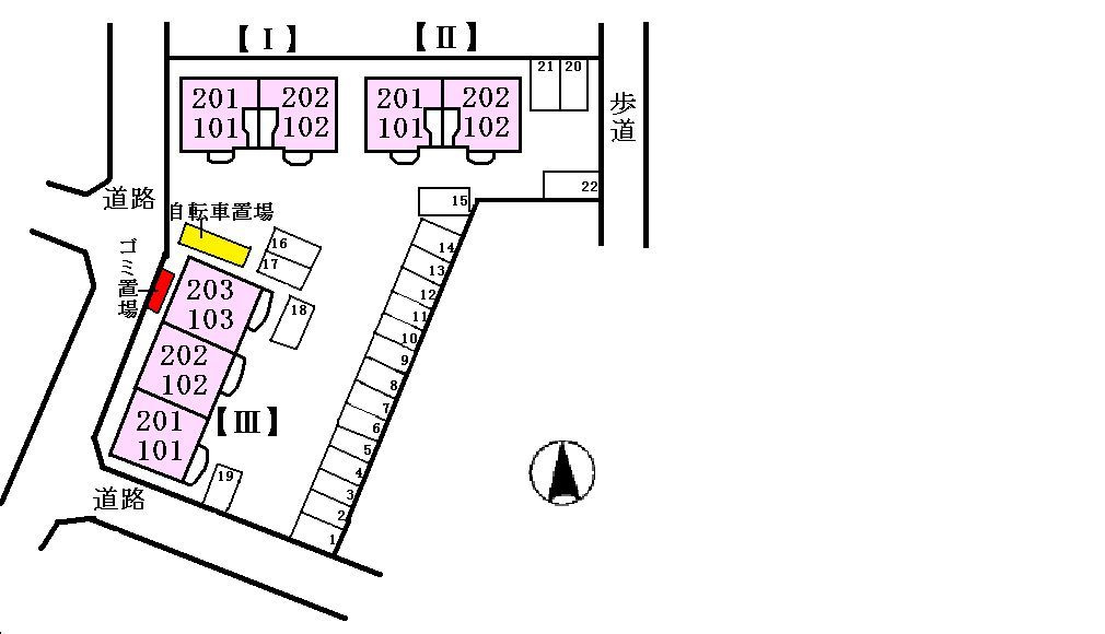 グランメゾンⅠの玄関