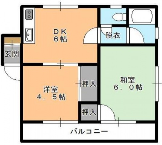 庚申ビルの間取り