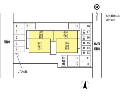 【区画図】 | グランディール南佐古