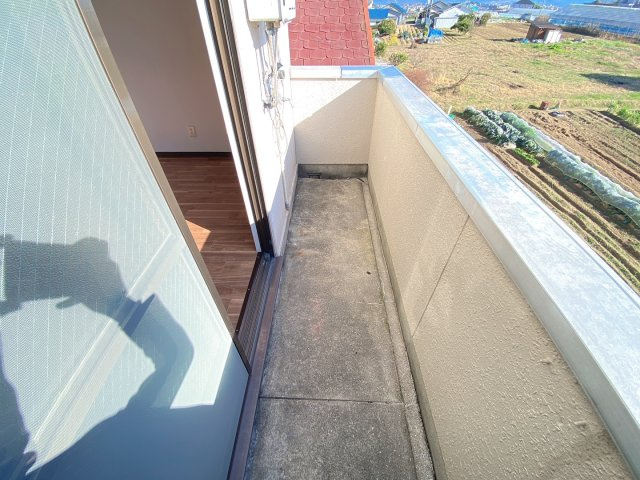 狭山ハイツのバルコニー