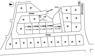 【区画図】 | Ｔs-land 龍野町末政Ⅲ