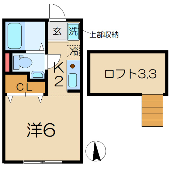 【間取り】 | ヴェラハイツ磯子弐番館