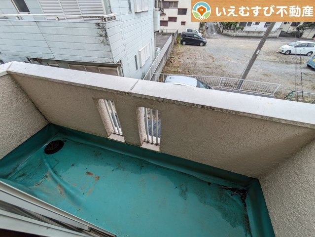 熊谷市原島　中古戸建のバルコニー|南バルコニーで毎日のお洗濯もラクラク