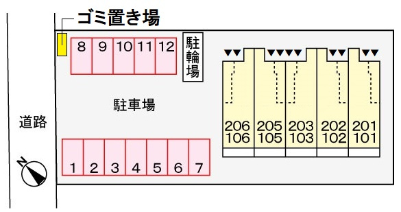 グランドソレーユの区画図