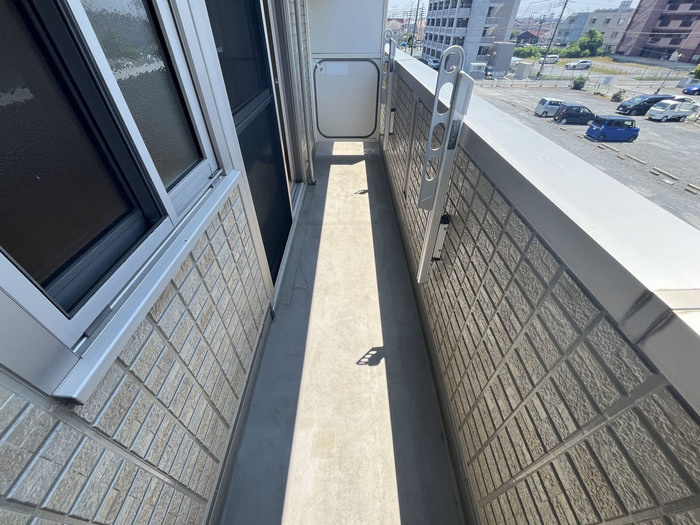 グロース小山のバルコニー