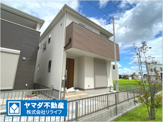 【商談中】未入居住宅　グローバルガーデン　一宮市馬見塚　全２区画分譲の外観|■2号棟