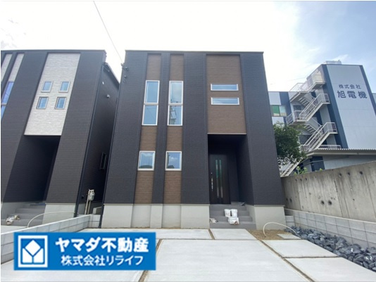 タマタウン　一宮市奥町　全3区画分譲の外観|■1号棟
■YAMADA電機の　ヤマダ不動産　株式会社リライフ　一宮店■
いつでもお問合わせ下さい。