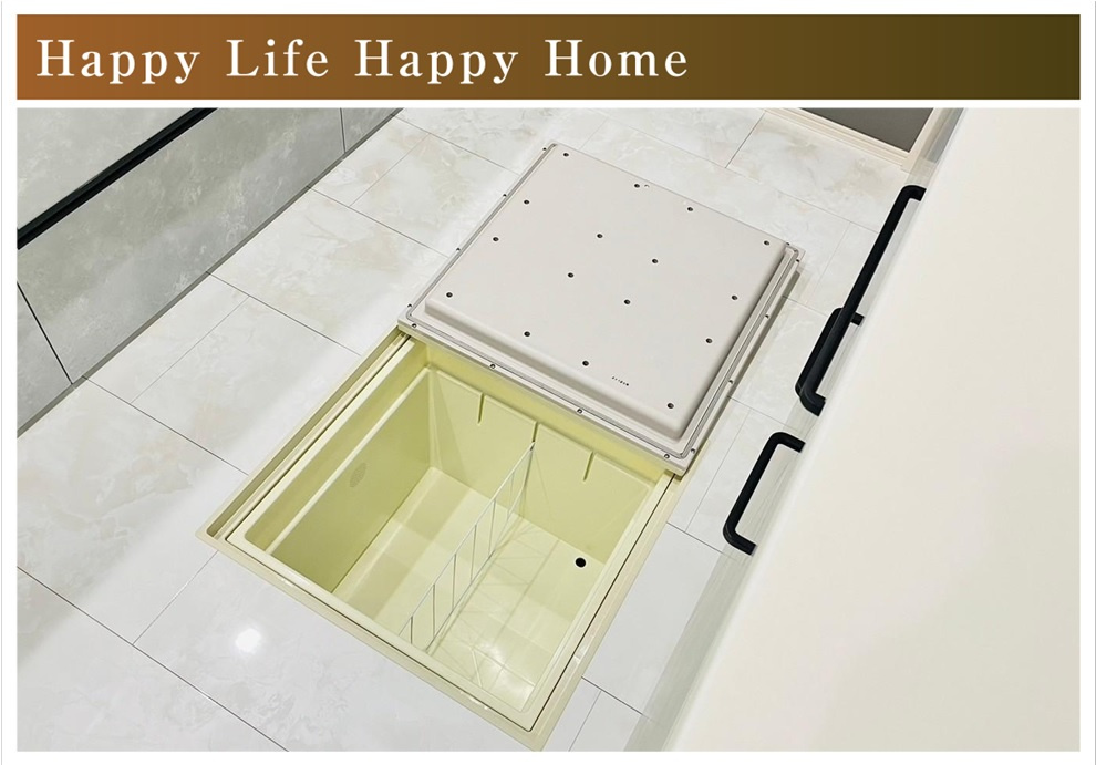 タマタウン　一宮市奥町　全3区画分譲のその他|床下収納は、デッドペースをうまく活かして収納場所を増やしています。