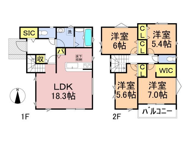 戸建　岐阜市長良奥郷　全1区画分譲の間取り|■1号棟
■ヤマダ不動産　株式会社リライフ　岐阜店　■
夢のマイホーム購入をフルサポートします！