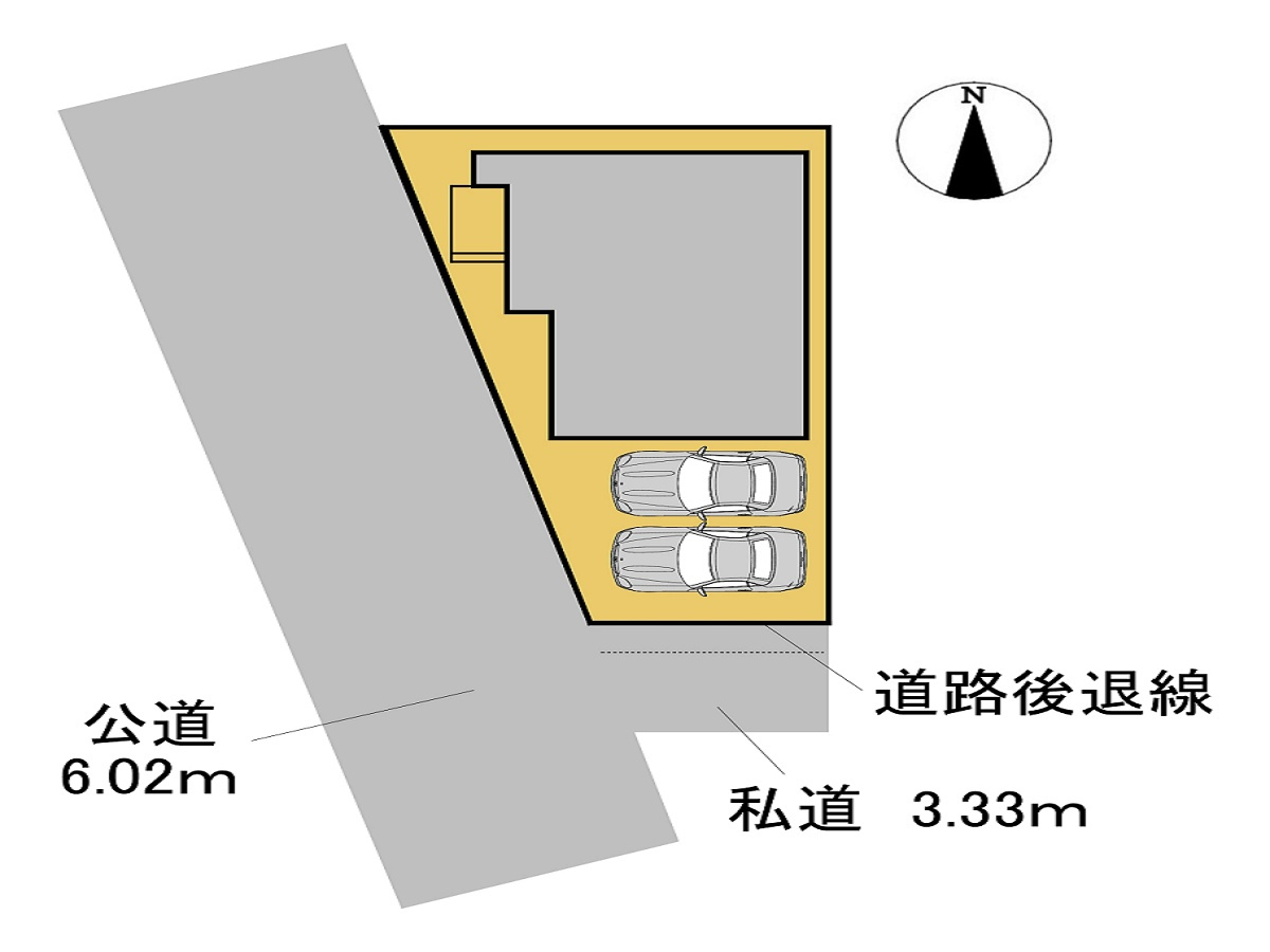 戸建　岐阜市長良奥郷　全1区画分譲の区画図|■区画図
■YAMADA電機の　ヤマダ不動産　株式会社リライフ　岐阜店■
いつでもお問合わせ下さい。
