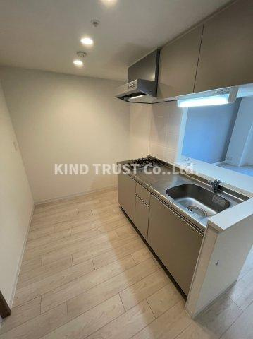 アプリーレ中之島のキッチン|コンパクトなキッチンで掃除もラクラク