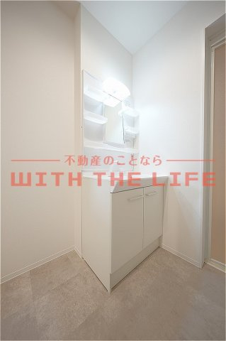 グラン・ブルー【キャッシュバック対象物件】の独立洗面台|独立洗面化粧台が付いています