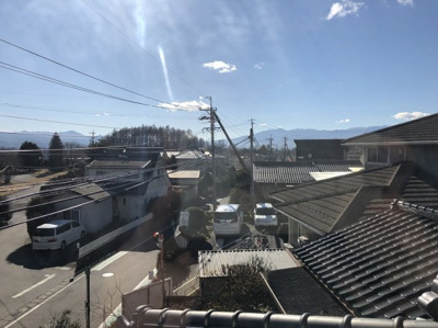 【展望】 | 佐久市小田井荒田中古住宅 | 南方面は八ヶ岳連峰の一部がみえます。