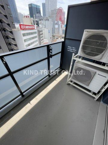 エス・キュート梅田中崎町のバルコニー|落ち着いた時間を過ごせるバルコニーです