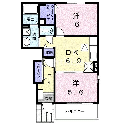 サニーグレイス　Ⅳの間取り|間取図