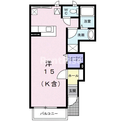 ロイヤルマンション日の出の間取り|間取図