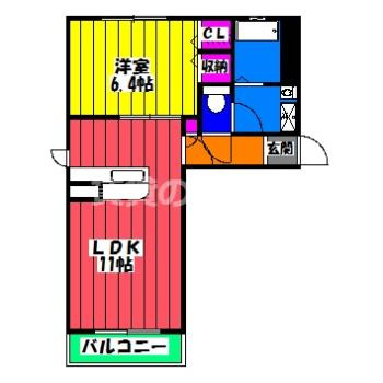 【間取り】 | アウロラＤ棟 | アウロラＤ棟の間取り