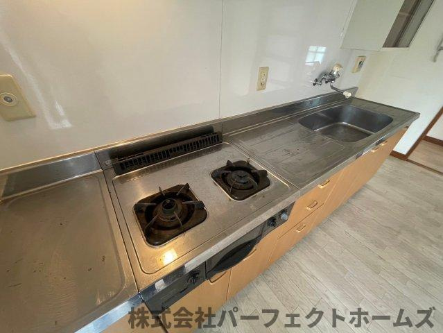 釈尊寺第一住宅12号棟のキッチン|使いやすいキッチンです