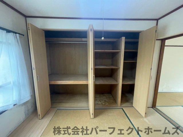 釈尊寺第一住宅12号棟の収納|専用の収納スペースです