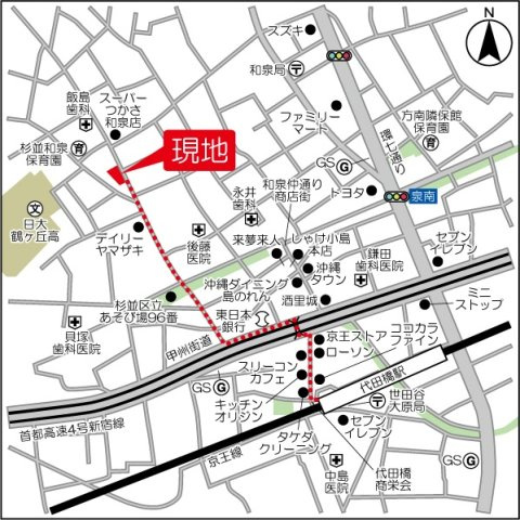 【地図】 | ＹＳレジデンス代田橋