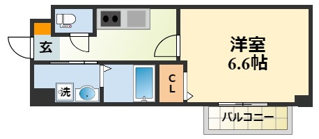 ウエスト東桂川の間取り
