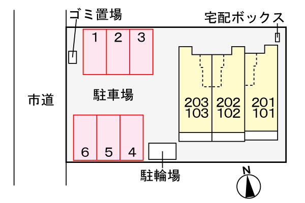 シエロの区画図
