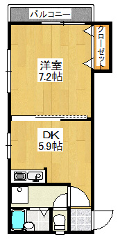 ロックフィールド萩の間取り