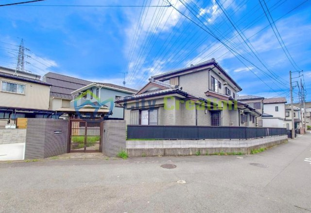 相模原市中央区宮下本町　日本建築のリフォーム戸建の前面道路含む現地写真