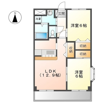 【間取り】 | ピュアエクセル | 北名古屋市の物件はなご家おもてなし不動産へ。