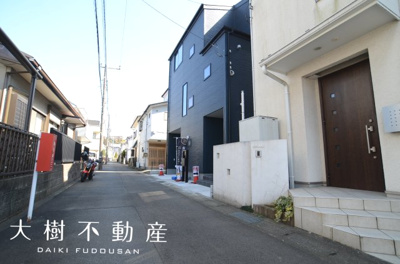 【前面道路含む現地写真】 | 海老名市上今泉1丁目  新築戸建て　全１棟　【仲介手数料無料】
