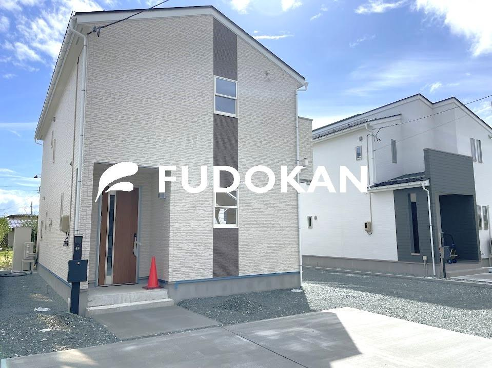 河北町谷地所岡建売住宅の外観|現地外観写真。ご予約受付中！