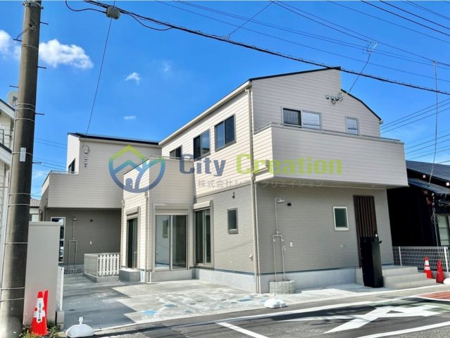 平塚市虹ケ浜　新築戸建ての外観