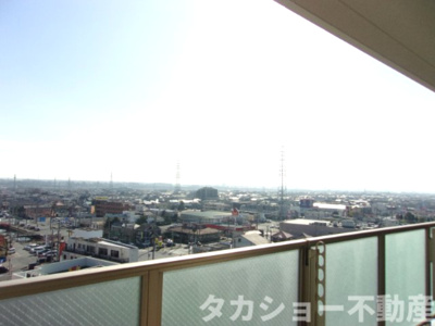 【展望】 | ザ・ガーデンアイル | 遮る建物がなく、非常に気持ち良いです!!