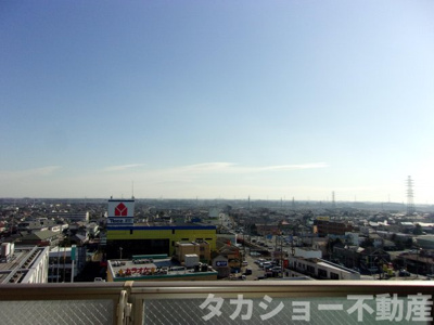 【展望】 | ザ・ガーデンアイル | 遮る建物がなく、非常に気持ち良いです!!