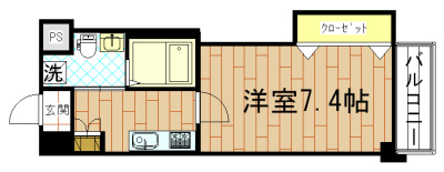 HF四条河原町レジデンスの間取り