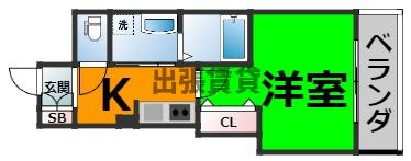 仲介手数料0円！ラコルタ　ブローンの間取り