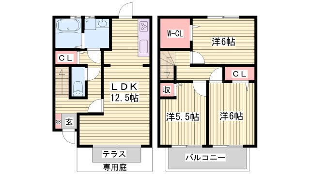 エクセレントの間取り