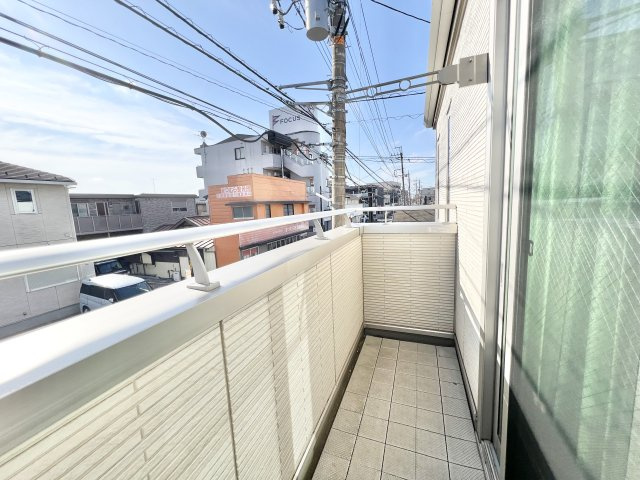 エクセル四街道のバルコニー|バルコニー付きです