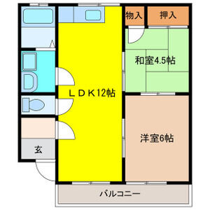 キャッスル大倉の間取り
