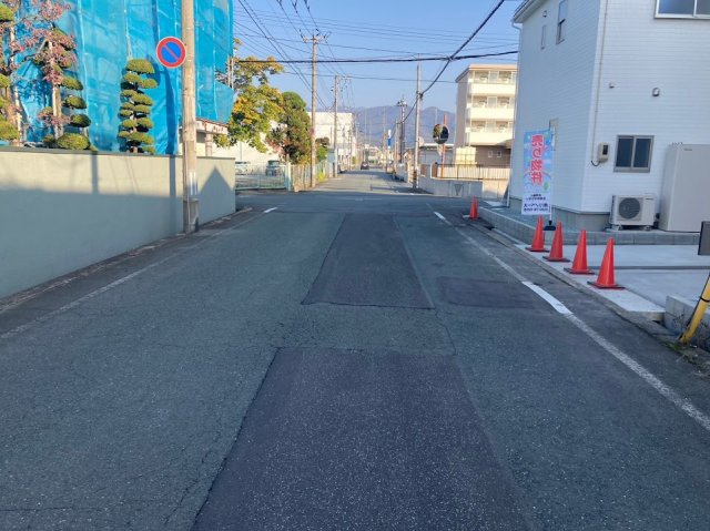 山形市北町建売住宅【1号棟】の前面道路含む現地写真|前面道路になります。