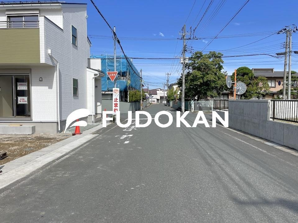 山形市北町建売住宅【4号棟】の前面道路含む現地写真|前面道路になります。