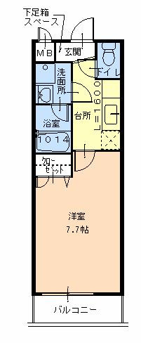 【間取り】 | フジパレスパルトネールさとのⅠ番館