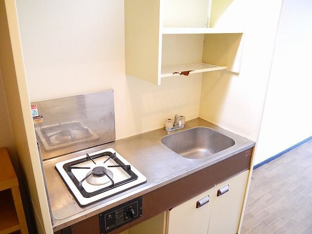 万葉Ⅱ（マンション万葉Ⅱ）のキッチン|キッチンでお料理をお楽しみください