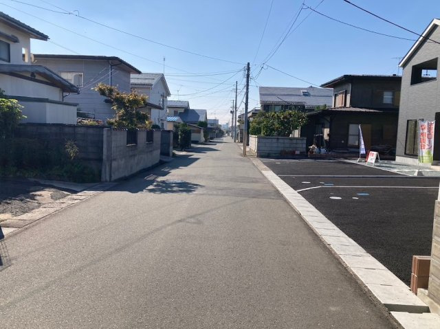 天童市久野本建売第6【4号棟】の前面道路含む現地写真|前面道路になります。