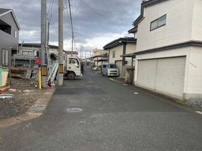 【前面道路含む現地写真】 | 天童市東長岡建売住宅【3号棟】 | 前面道路
