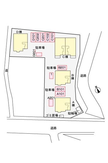 【区画図】 | ベルメゾンソレイユB