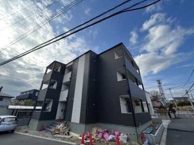 【外観パース】 | ジーメゾン春日部花積 | ★小型犬・猫2匹まで★中型犬も相談可★宅配BOX★築浅★