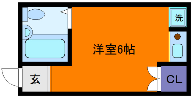 コーポクレドールの間取り
