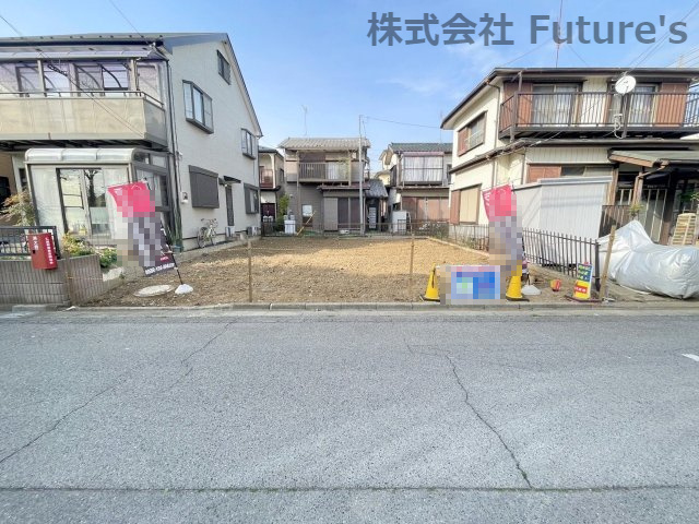 三郷市早稲田4丁目　建築条件無し　売地　更地渡しの外観|前面道路6m、生活に便利な周辺環境良好なエリア◎